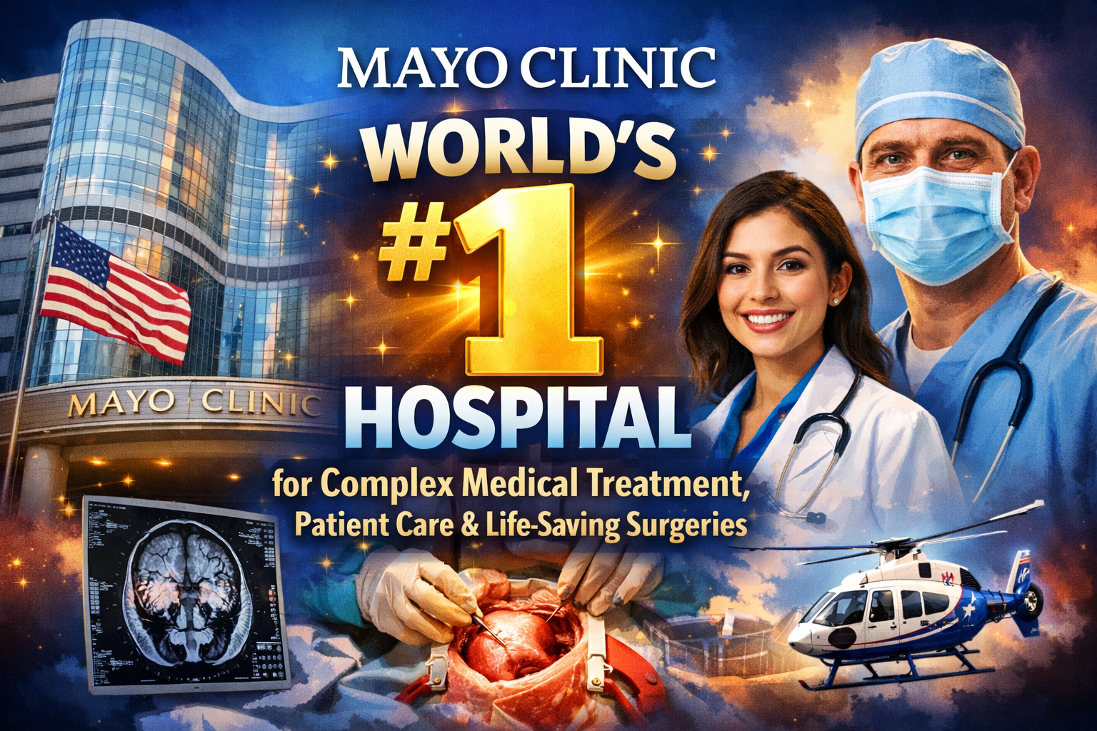 Mayo Clinic: World's #1 Hospital for Complex Medical Treatment, Patient Care & Life-Saving Surgeries